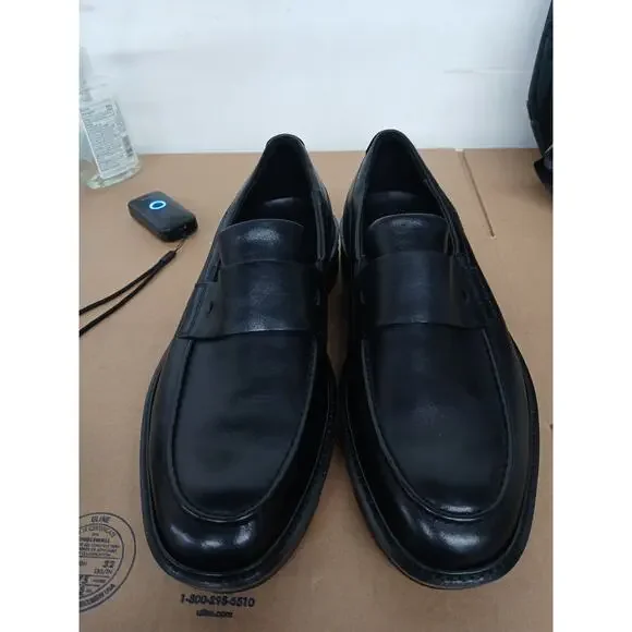 USED ECCO Men's ST.1 Hybrid Penny Loafer, Black, 10-10.5 - Picture 2 of 5